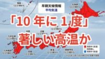 【日本列島が真っ赤…】10年に1度の著しい高温か　21日（日）から「かなり気温が高くなる見込み」全国的に平年より5度以上高い日も【気象庁 15日発表】