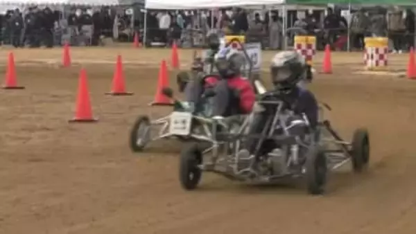 高校生が作った排気量50ccのエンジンを搭載したバギーカーでスピード・耐久性を競う「ゼロハンカー大会」過去最多の36校 75台【岡山】