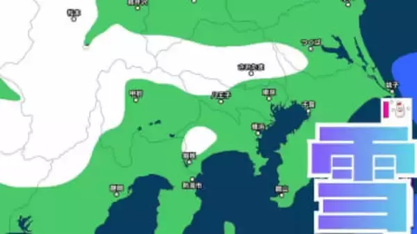 【雪】東京23区で1センチの降雪予報　関東地方では30日明け方にかけて平野部でも積雪となるところが…　東京、横浜、千葉、埼玉、つくば、栃木、群馬、山梨の2月3日（火）までの雪雨シミュレーション【気象庁 29日午後5時30分更新】