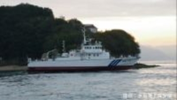 海上保安部の巡視艇が瀬戸内海の島の浅瀬に乗り上げ動けなくなる　20日満潮にあわせ引き出す作業【岡山・倉敷市】