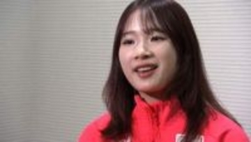 スケート・ショートトラックの中島未莉選手（22）故郷で４年後への思い語る「新たな夢・目標というのが明確にできた」【岡山】