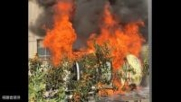 横転した車のフロントガラスをとっさの判断で割り男性を救助「全焼した車をみて大変なことだったと」【岡山】