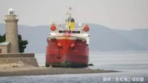 瀬戸内海の男木島付近で韓国船籍のオイルタンカーが乗り上げ　大阪港に向け航行中　「PHOENIXが男木島北西端にて乗揚げ」と通報【香川・高松市】