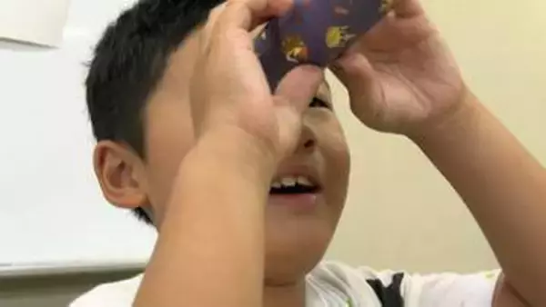「いろんな形になってきれいだな」夏休みの宿題に　思い出に　親子で “万華鏡づくり体験会” 【岡山・津山市】
