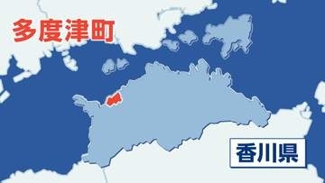 多度津町で大型トラックに男性とバイクがひかれる　60～70歳くらいの男性が死亡【香川】