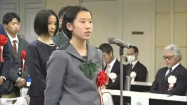 岡山市スポーツ協会が全国大会などで優秀な成績を収めたスポーツ選手を表彰　卓球女子の面手凛選手ら【岡山】