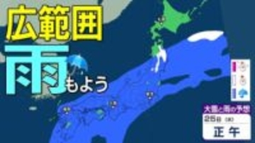【雪雨情報】あす（24日）から全国的に雨模様　23日（月）～28日（土）3時間ごとの雪雨シミュレーション　28日（土）も広い範囲で雨か【気象庁週間天気予報　23日現在】