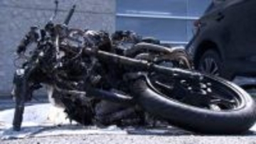 【スポーツカーとバイクが衝突】バイクの男性（20）は骨盤を骨折するなどして搬送され重体【岡山】