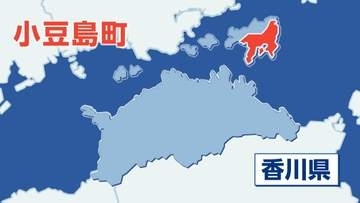 小豆島の南の瀬戸内海をよちよち泳ぐイノシシ1頭を発見　香川上陸を目指したか【高松海上保安部】