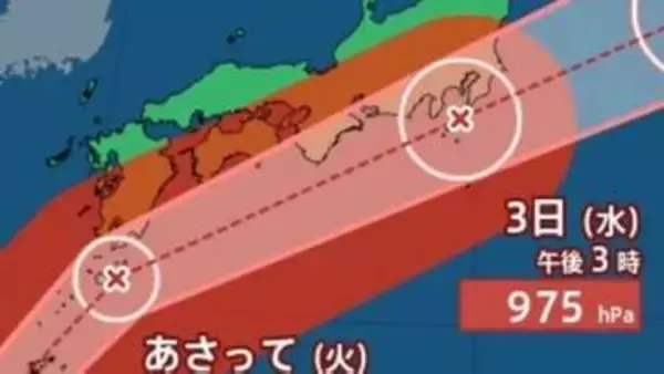 【台風6号進路】暴風域を伴い3日頃にかけて西日本〜東日本へ接近のおそれ　沖縄・奄美地方は猛烈な雨風に厳重警戒【気象庁 台風情報 31日午後7時更新】