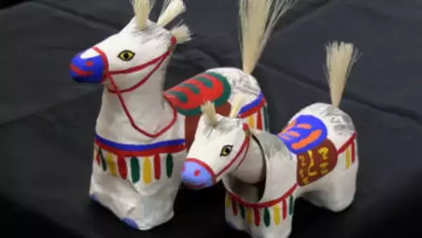 倉敷市の工房で愛らしい来年の干支「午」の張り子づくり　「飛躍するような年に」【岡山】