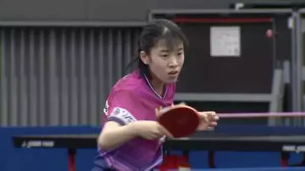 玉野市出身の日本代表・面手凛選手　ロンドンで開催される世界卓球選手権に向け公開練習【岡山】