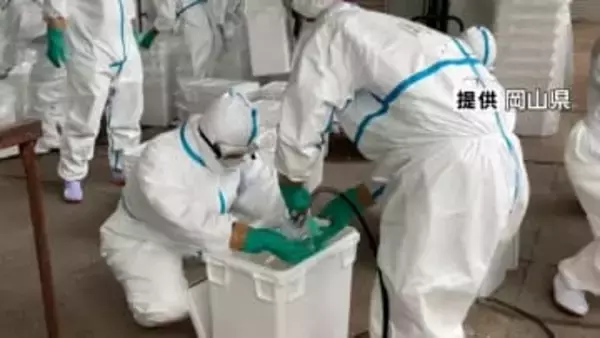 津山市の養鶏場で高病原性鳥インフルエンザ　岡山県が約43万羽を殺処分へ　市が対策会議【岡山】