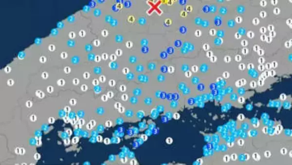 島根県東部を震源とする地震で岡山県では2人がけが　震度1以上の地震は岡山県で14回　香川県で5回