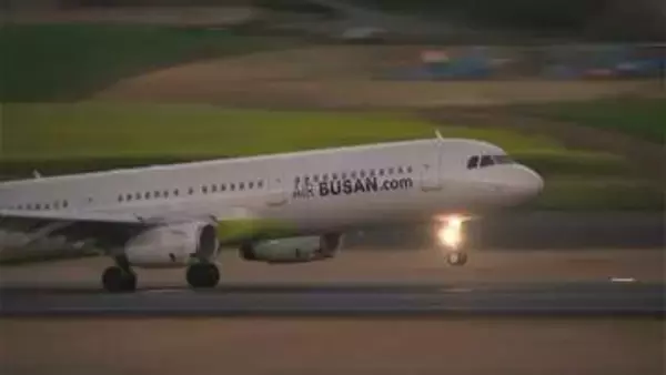 韓国の航空会社エアプサンが運航する高松－釜山線が就航　高松空港で歓迎セレモニー【香川】