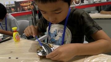 夏休み特別企画　子どもたちが本格的なジオラマ作品の製作に挑戦　津山まなびの鉄道館【岡山】