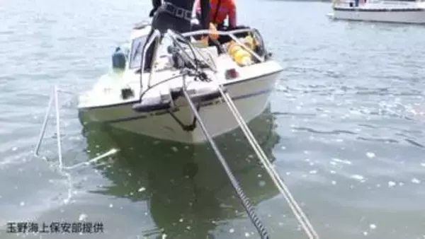 【続報】備前市片上大橋付近の海上でプレジャーボートが浸水　73歳の男性が死亡【岡山】