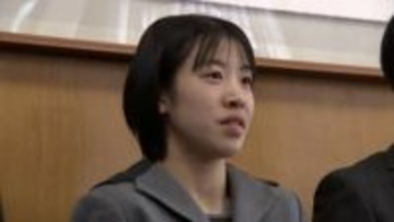 世界卓球選手権　団体戦の日本代表に選出　面手凜選手（山陽学園高校）が 岡山市長を表敬「得るものはたくさん得て、のびのびとやりたい」