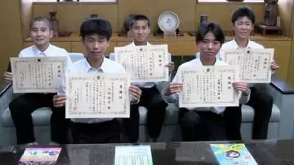 【お手柄中学生】警報機が鳴る踏切内で立ち往生した高齢女性の車が...陸上部の５人が“とっさの判断”と“連携プレー”で救出「みんながいたから自分も勇気が持てた」【岡山】
