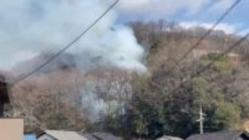 浅口市寄島町で林野火災　午後2時すぎ鎮火【岡山】