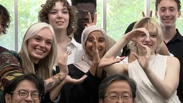 アメリカ国務省から選抜された大学生ら25人が岡山にやってきた　地域の文化や日本語を8週間学ぶ　岡山大学が受け入れ