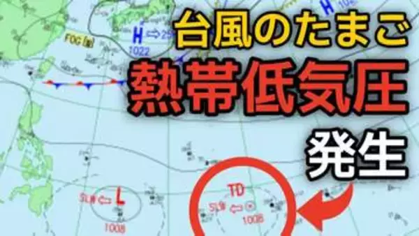 【台風情報】GWに台風のたまご「熱帯低気圧」が発生　今後の進路、日本への影響は？5日（火）～10日（日）3時間ごとの雨風シミュレーション【気象庁 5日午後5時更新】