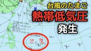 【台風のたまご】新たな「熱帯低気圧」が発生　今夜には2個目も発生か　今後の動向は？　22日までの雨風シミュレーション【気象庁13日天気図】