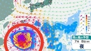 【ダブル“台風のたまご”発生か】新たな「熱帯低気圧」があす（29日）までに“2つ”発生か…日本への影響、進路は？今後の「台風情報」に注意　7月8日（水）までの雨・風シミュレーション【気象庁 28日天気図】