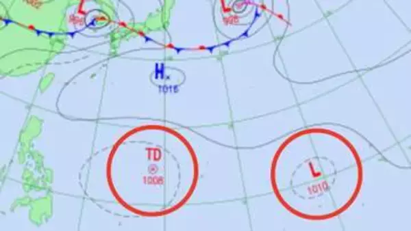 台風のたまご「熱帯低気圧」が気象庁の天気図に出現...日本への影響、今後の進路は？28日（日）までの雨風シミュレーション【新たな「台風情報」に注意】