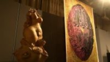 「失われた自然を取り戻そう」縄文土器などから着想を得て造形作品を手掛ける芸術家、猪風来さんの作品展【岡山】