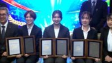 【香川スポーツ賞】デフバドミントンの片山結愛選手、新体操の三好初音選手ら個人2人と1団体が受賞