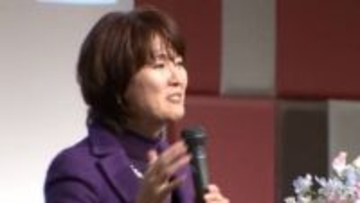 日本陸上競技連盟会長の有森裕子さんが心と体の鍛え方をテーマに講演「みなさんが元気なくなったら人を応援しに行ってみてください」【岡山】