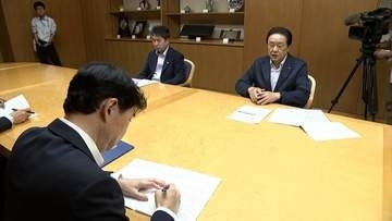 岡山県市長会議でまとめた提言書を知事に提出　県の技術職員を派遣する制度の創設や公立高校の学区制度の見直しなど求める