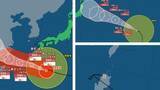 「【トリプル⇒ダブル台風】大型の台風15号は東日本に接近か...大型で強い台風13号の今後の進路は？台風14号は熱帯低気圧に　雨・風シミュレーションを確認【気象庁台風情報 6日午前10時発表】」の画像1