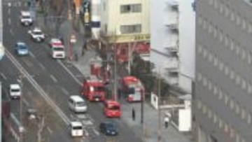 【速報】「白煙が見える」岡山駅近くの3階建てビルで火災　消防が出動中