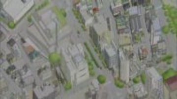 岡山神社周辺の現在の様子を鳥の視点で描いた現代版「鳥瞰図」が完成　神社に奉納【岡山】