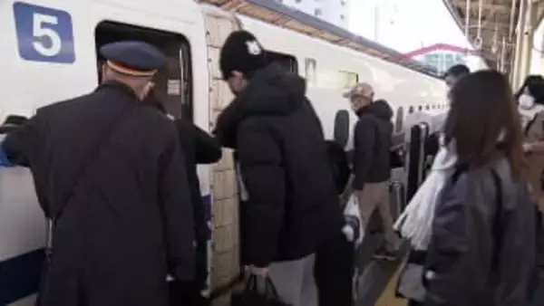 「お正月におせち食べたのが楽しかった」Ｕターンラッシュピーク迎える　JR新幹線・特急列車（上り）指定席は満席 【岡山】