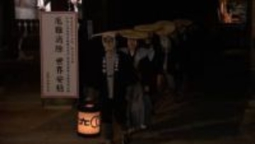 春を呼ぶはだか祭り“西大寺会陽”に向け伝統の「宝木とり」　9人の使者が無言で運ぶ【岡山】