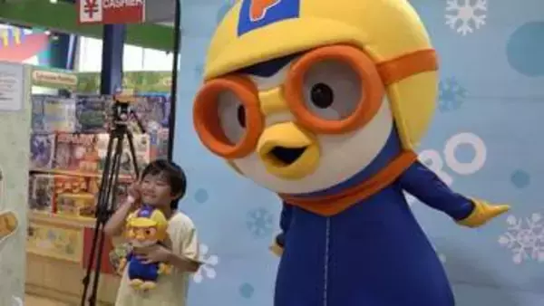 韓国アニメ「ポンポンポロロ」キャラクター「ポロロ」がおもちゃ王国に【岡山・玉野市】