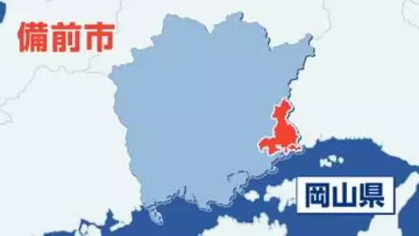 【速報】備前市の国道2号でキャンピングカーが炎上　消火活動中　けが人の情報なし　現場付近は通行止め（14日午後1時30分現在）【岡山】