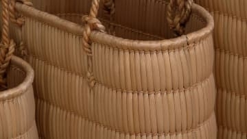 「600年の伝統」蒜山ガマ細工づくりが最盛期 　人気商品の「手さげかご」は製作に5日から一週間かかる【岡山】