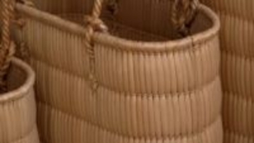 「600年の伝統」蒜山ガマ細工づくりが最盛期 　人気商品の「手さげかご」は製作に5日から一週間かかる【岡山】