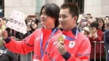 TEAM JAPAN応援感謝パレード　木村葵来選手ら岡山ゆかりの選手4人も笑顔で参加【岡山】