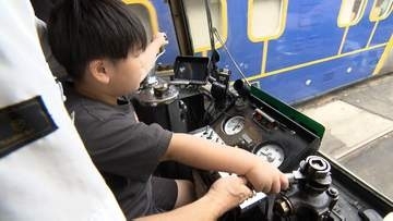 「路面電車はすごいな」憧れの職業にワクワク　子どもたちが運転体験　ブレーキの操作などを実際に【岡山】