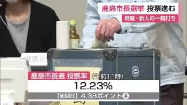 鹿島市長選投票進む　現職と新人の一騎打ち【佐賀県】