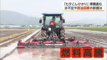 水不足だけじゃない...原油高騰・肥料値上がり 白石町「七夕こしひかり」生産者が語る不安【佐賀県】