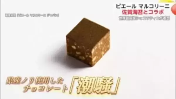 佐賀海苔×チョコレート 世界最高峰ショコラティエが異色のコラボを発表【佐賀県】