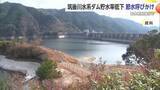 「少雨でダムが枯渇の危機！貯水率20.6％に低下 雨量は平年の4割以下 取水制限5％へ「さらなる取水制限強化も」」の画像1
