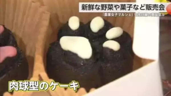 新鮮な野菜やお菓子を販売「農業女子マルシェ」13日まで【佐賀県】