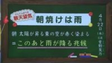 朝焼けを見たら傘を持って！23日朝は「長傘の出番」 雨のピークはいつ？【佐賀県】